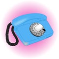 Vintage telephone Royalty Free Stock Photo