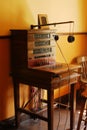 Vintage telephone switchboard