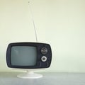 Vintage television set. Royalty Free Stock Photo