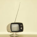 Vintage television set. Royalty Free Stock Photo