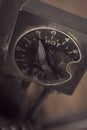 Vintage temperature regulator Royalty Free Stock Photo