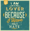 Vintage Template - Retro Design - Quote Typographic Background Royalty Free Stock Photo