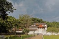 Vintage Temple of the Tooth, a national Sinhalese hero lead rebellion against British, Candy,