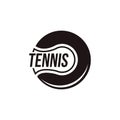 Vintage Tennis logo icon vector, tennis club, tournament, championship Royalty Free Stock Photo