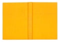 Vintage textile yellow book Royalty Free Stock Photo