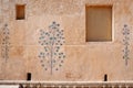 Vintage texture of an ancient wall in Amber Fort, Jaipur, Rajasthan, India Royalty Free Stock Photo