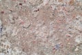 Vintage texture of decorative plaster or grungy white background of natural cement or old stone. Close up, copy space Royalty Free Stock Photo