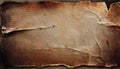 Vintage textured brown parchment paper background with aged and rustic appearance