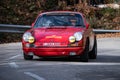 Vintage 69th edition of the Costa Brava rally Porsche 911 E on a racing road