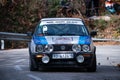 Vintage 69th edition of the Costa Brava rally Volkswagen Golf GTI MKII on a racing road