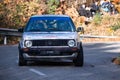 Vintage 69th edition of the Costa Brava rally Volkswagen Golf GTI MKII on a racing road