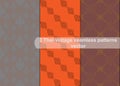 Vintage thai style seamless patterns vector abstract background Royalty Free Stock Photo