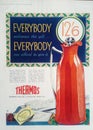 Vintage Thermos Advertisement