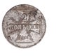 Vintage things. German Russian iron coin 2 kopeks 1916