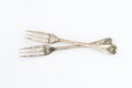 Vintage three-tine forks Royalty Free Stock Photo