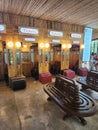 Vintage tickets booths in pattaya Thailand Royalty Free Stock Photo