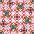 Vintage tie dye seamless pattern. Hippie vaporwave blur endless background in retro style.