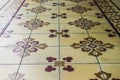 Vintage Tile Background Oriental Flooring Mosaic