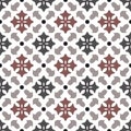 Vintage tile pattern vector