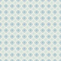 Vintage tiling seamless pattern with spirals. Abstract retro ornament with simple shapes