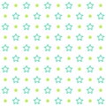 Vintage tiling seamless pattern with stroked stars. Abstract retro ornament made of simple shapes