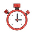 Vintage timer symbol scribble