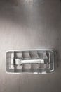 Vintage tin ice cube tray