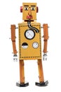 Vintage tin robot toy Royalty Free Stock Photo