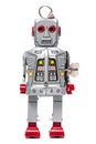 Vintage tin robot toy