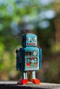 Vintage tin toy robot Royalty Free Stock Photo