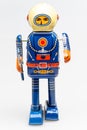 Vintage tin toy robot Royalty Free Stock Photo