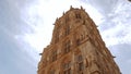 Vintage tower under blue sky