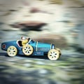 Vintage toy race