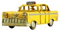 Vintage toy taxi Royalty Free Stock Photo