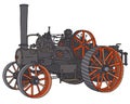 The vintage traction engine