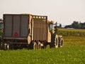 Vintage Tractor in an Amish Farm