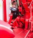 Vintage tractor gear stick Royalty Free Stock Photo