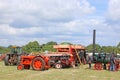 Vintage tractor and thresher