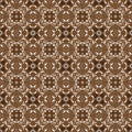 Vintage traditional batik pattern with smooth brown color design