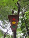 Vintage traffic lights.