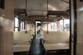 Vintage train interior