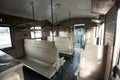 Vintage train interior Royalty Free Stock Photo