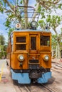 The vintage train from Soller to Palma