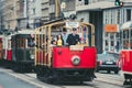 Vintage tram parade, Prague, Czech Republic