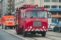 Old fire truck, Prague, Czech Republic