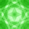 Vintage triangular strokes of intersecting sharp lines with pistachio triangles and a star