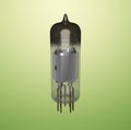 Vintage triode, 3D rendering Royalty Free Stock Photo