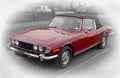 Vintage triumph stag car Royalty Free Stock Photo