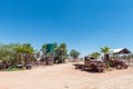 Vintage truck, tractor, implements at Kalbas road stall