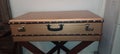 vintage trunk design wooden table 19s look Royalty Free Stock Photo